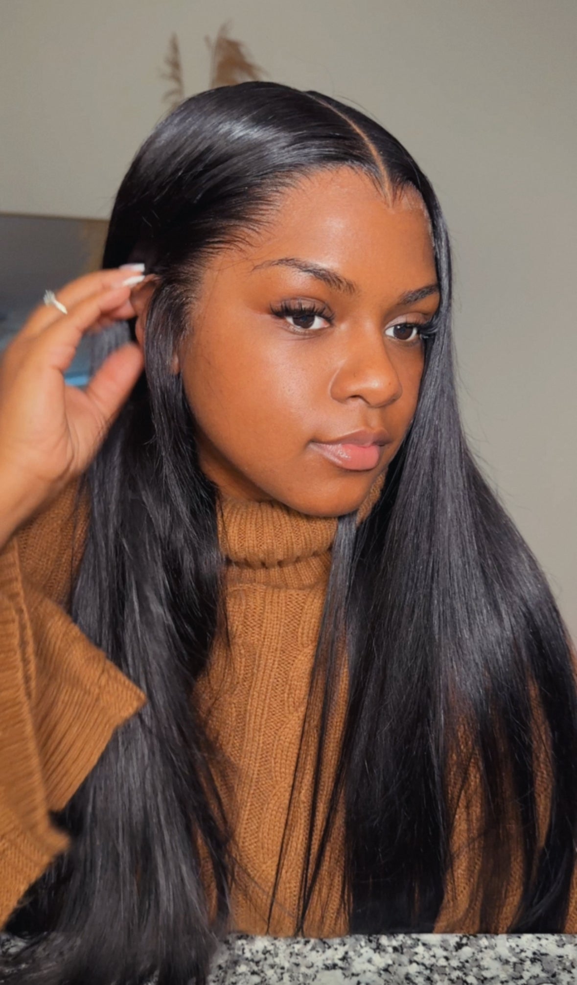 26 INCH 13x6 FRONTAL HD LACE WIDOW’S PEAK HAIRLINE