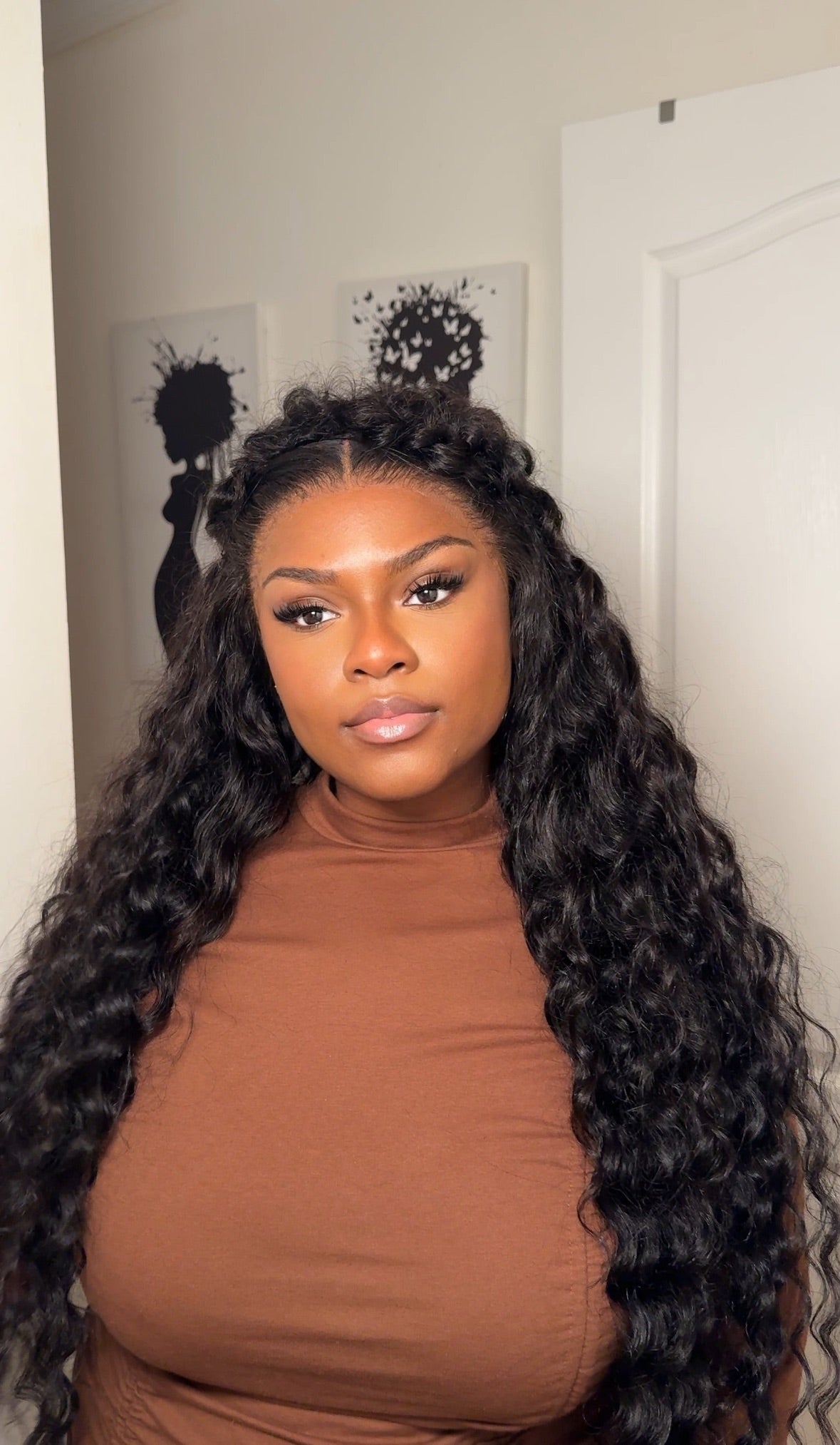 30 INCH 13x6 FRONTAL TRANSPARENT LACE DEEP WAVE WIG 300% DENSITY