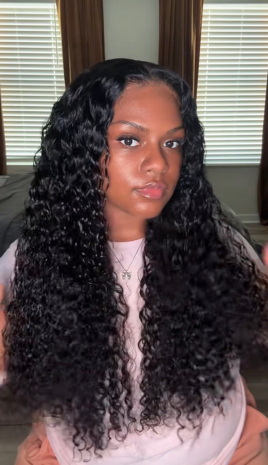 WATER WAVE 13X4 FRONTAL WIG HD LACE 220% DENSITY 26 INCHES